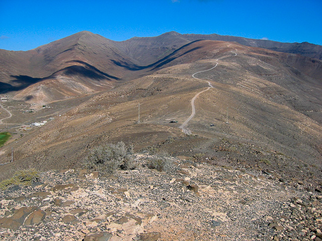 Weg zum Pico de la Zarza